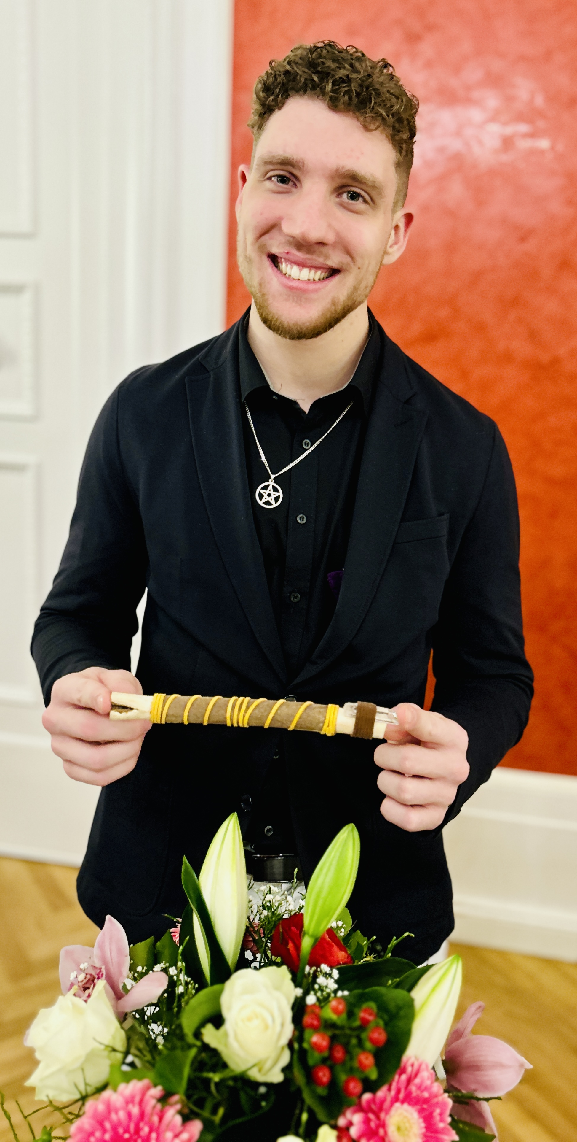 Paul Schulz performing Life Activation with Crystal Wand