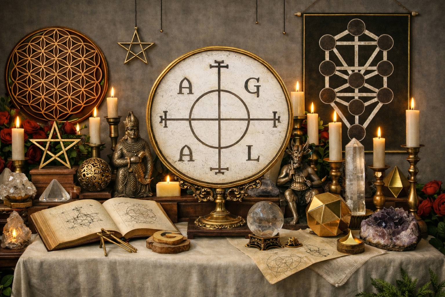 Sacred Geometry Background