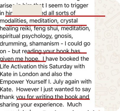 Message from Sharon