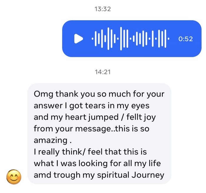 Reader message: moved to tears on the journey