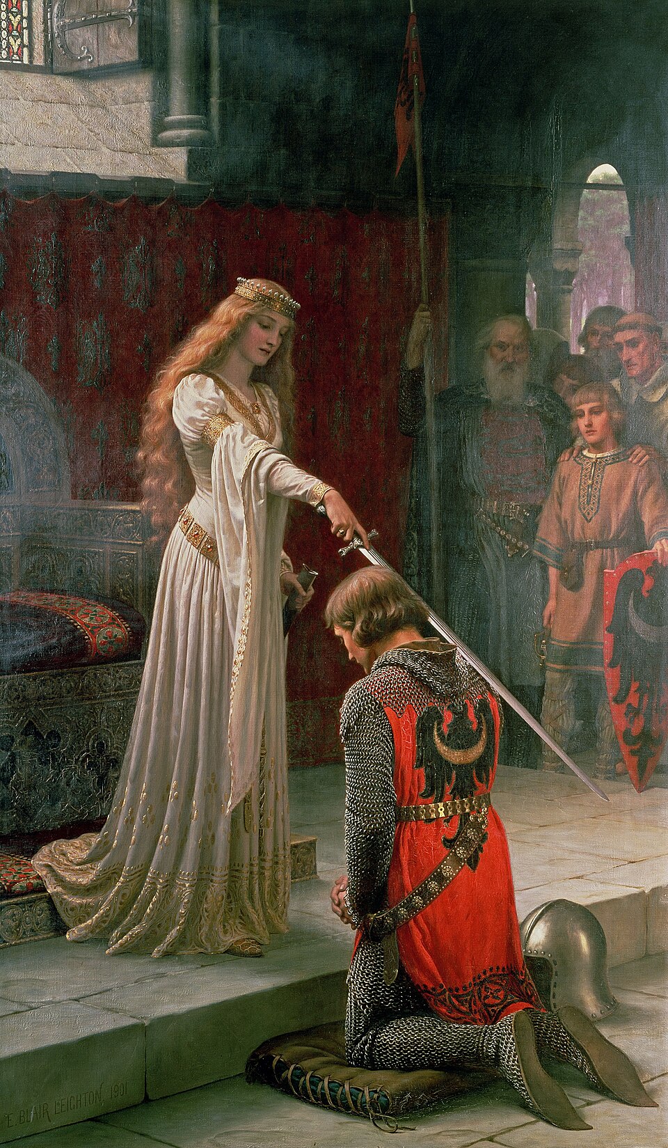 The Accolade · Edmund Blair Leighton, 1901