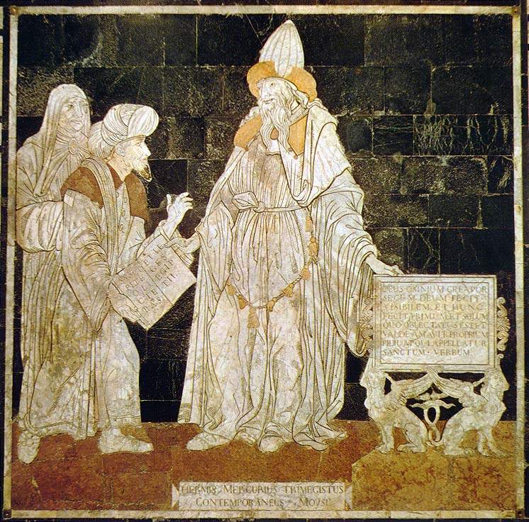 Hermes Trismegistus mosaic, Siena Cathedral